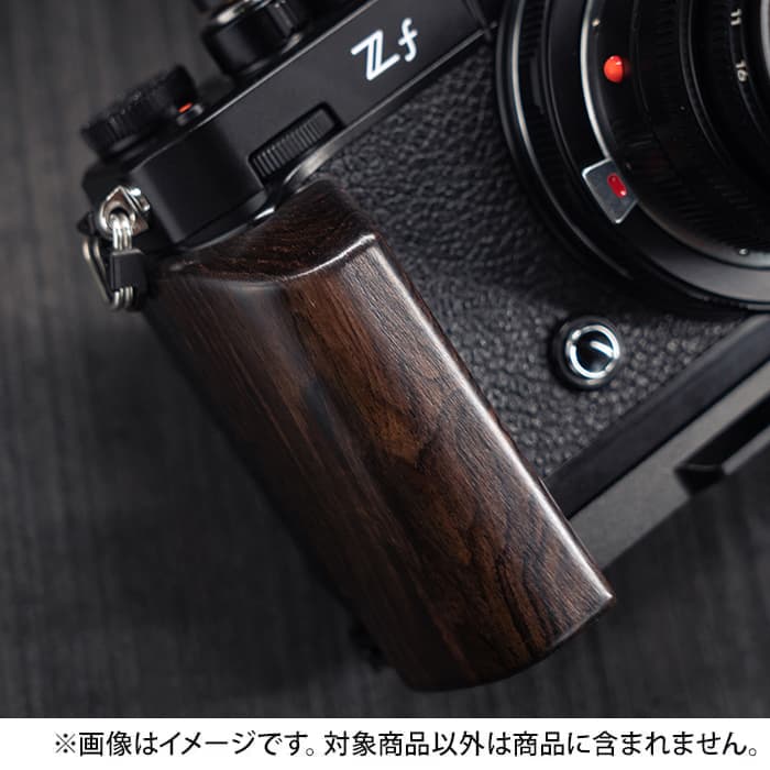 新品)YUWOOD（ユーウッド） ウッドグリップ一体型ベースプレート Nikon