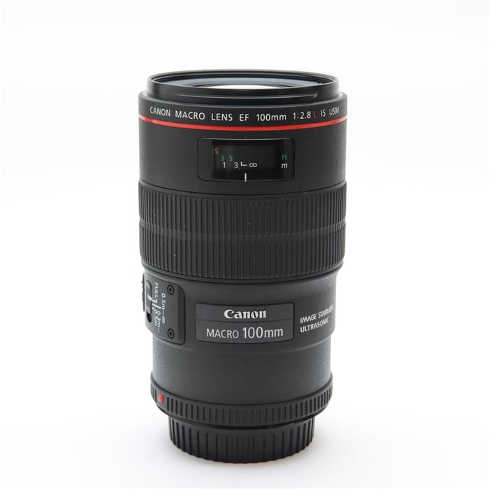 新品未使用 キヤノン EF100mm F2.8L フィルター付 中古)Canon (キヤノン) EF100mm F2.8Lマクロ IS USM（商品ID