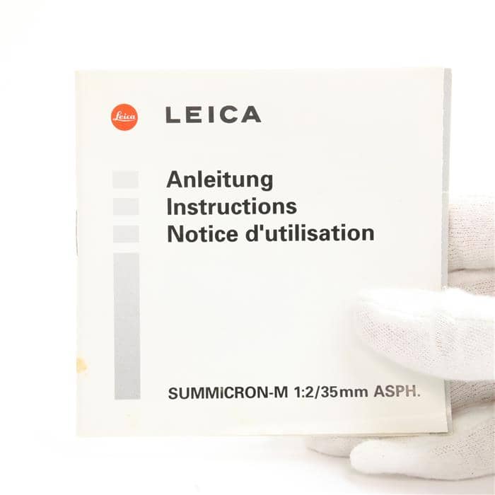 LEICA - Leica M35mm F2 ASPH. (フードはめ込み式) 中古)Leica (ライカ) ズミクロン M35mm F2 ASPH. (フード