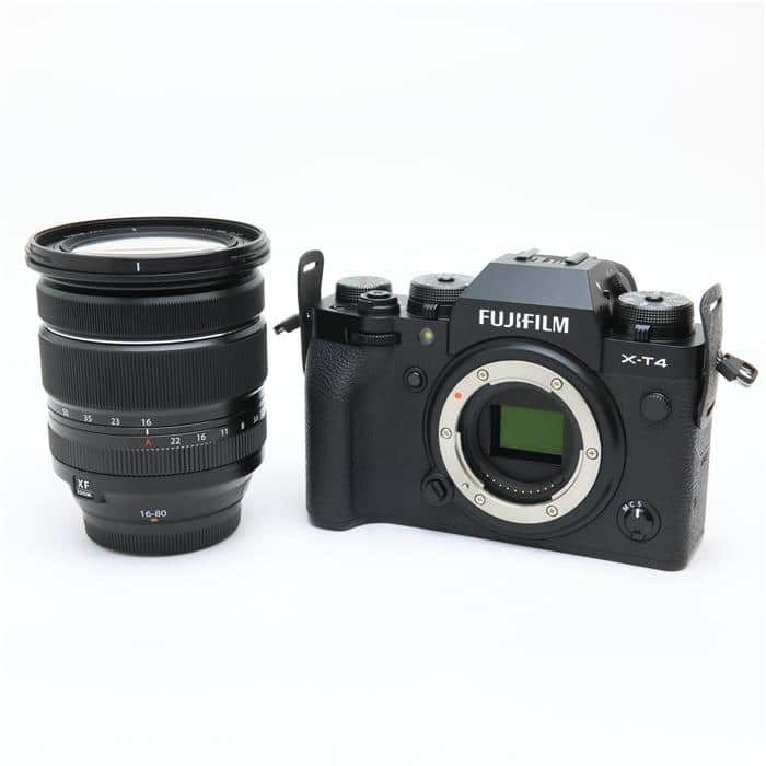 中古)FUJIFILM (フジフイルム) X-T4 XF16-80mmレンズキット ブラック 
