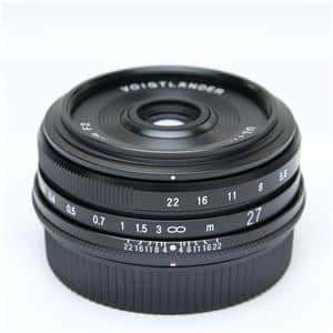 Voigtlander (フォクトレンダー) ULTRON 27mm F2 X-mount（フジフイルムX用） ブラック メイン