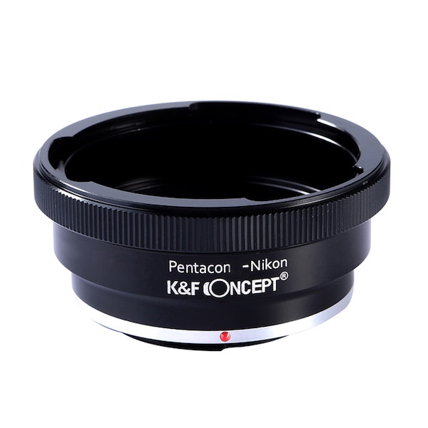 K&F Concept (ケーアンドエフ・コンセプト) マウントアダプター ペンタコン6・キエフ60レンズ/ニコンFボディ用  KF-P6K60F