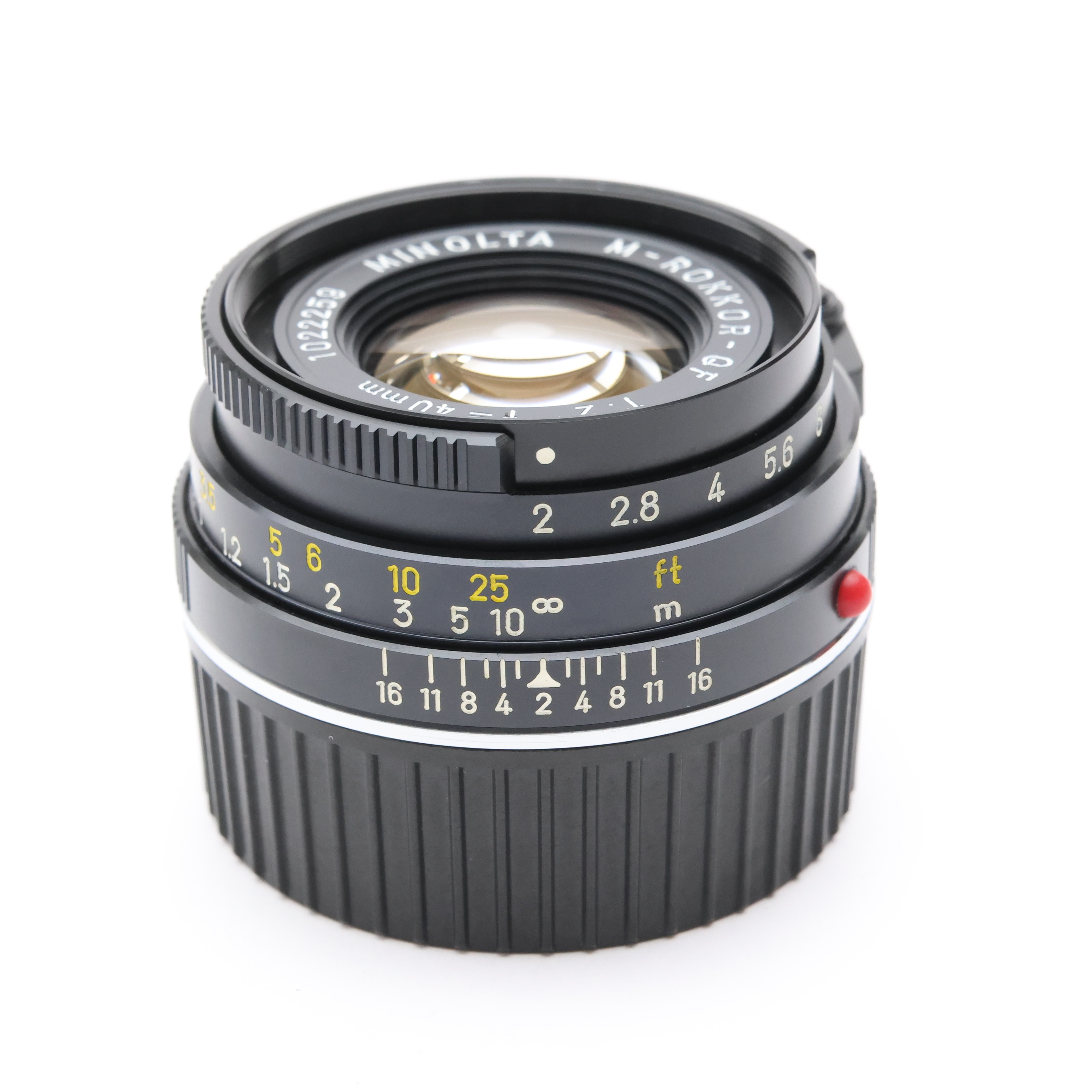 中古)MINOLTA (ミノルタ) Mロッコール M40mm F2 QF (CL用) *距離計連動