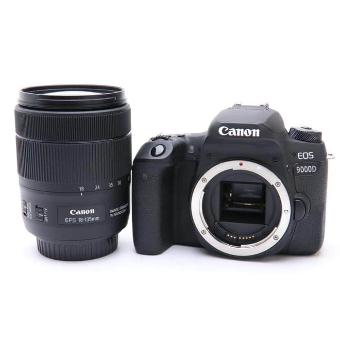 中古)Canon (キヤノン) EOS 9000D EF-S18-135 IS USM レンズキット ...