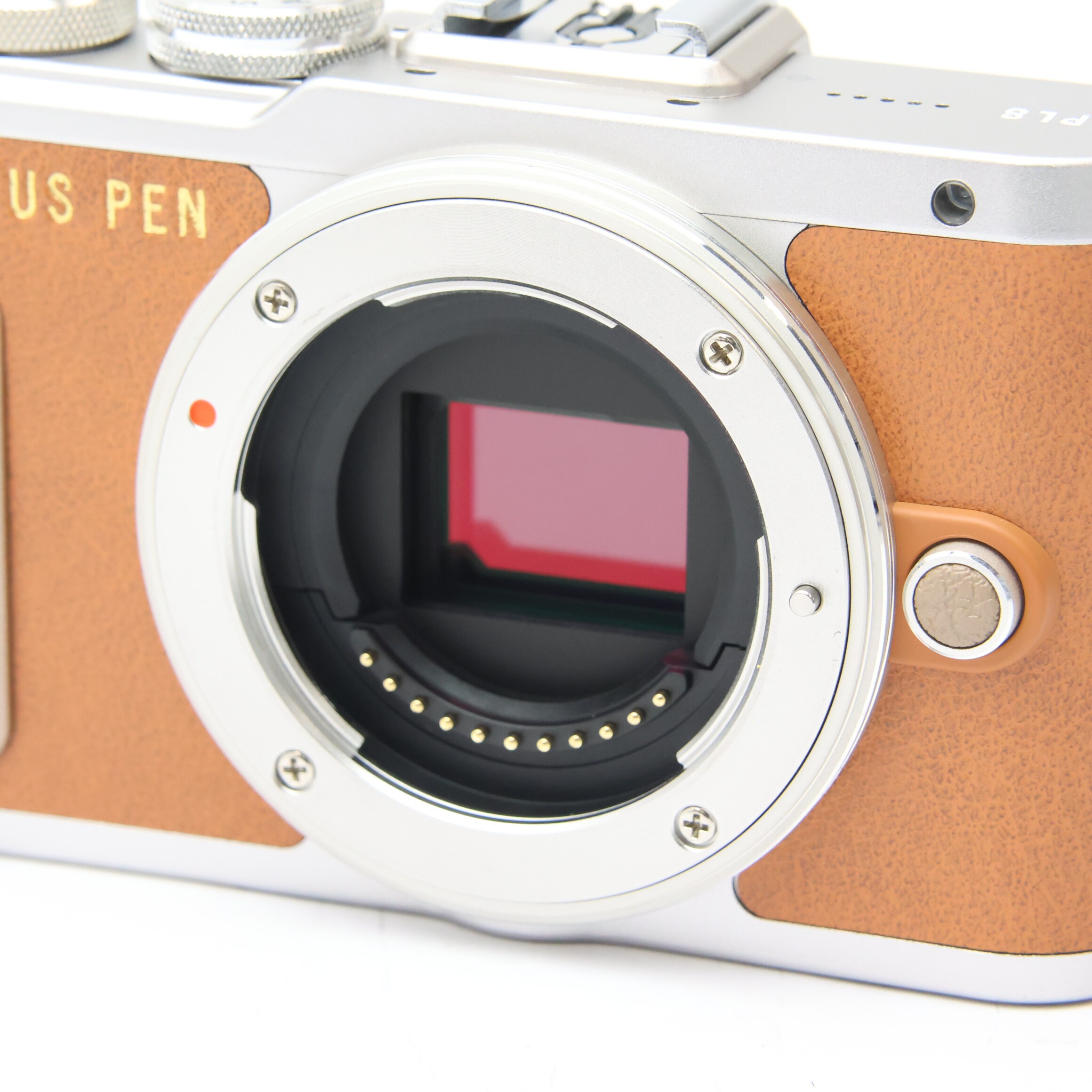 中古)OLYMPUS (オリンパス) PEN E-PL8 EZダブルズームキット ブラウン 