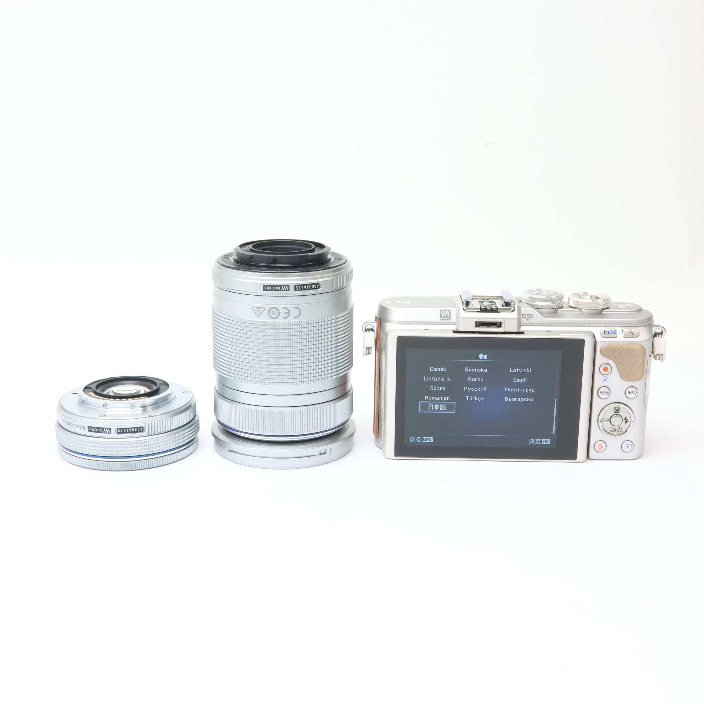 中古)OLYMPUS (オリンパス) PEN E-PL8 EZダブルズームキット ブラウン 