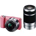 SONY (ソニー) α5000ダブルズームレンズキット　ILCE-5000Y ピンク