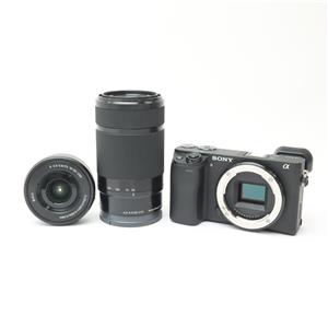 SONY α6400 ダブルズームレンズキット ILCE-6400Y ブラック」の商品