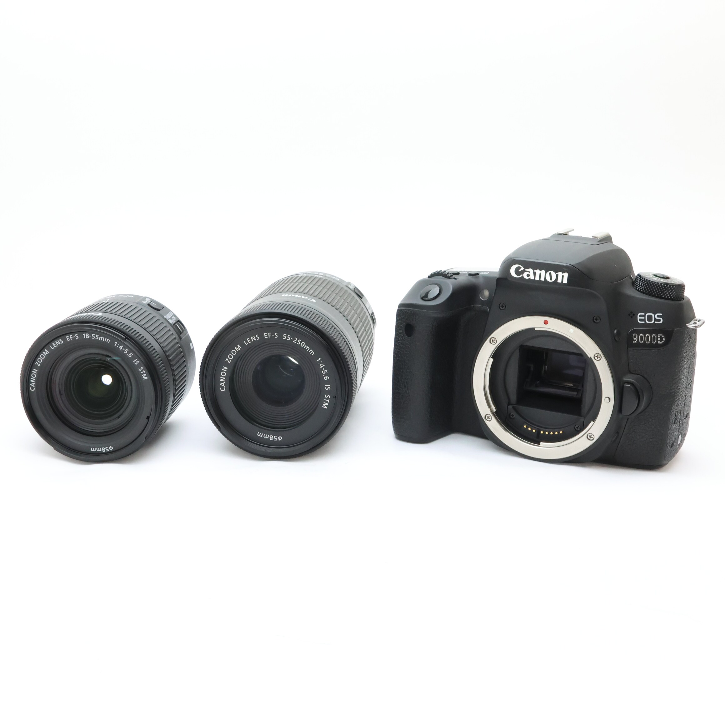 中古)Canon (キヤノン) EOS 9000D ダブルズームキット（商品ID 