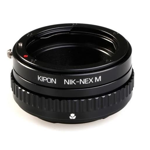KIPON (キポン) マウントアダプター ニコンFレンズ/ソニーEボディ用 ヘリコイド付 NIKON-S/E M