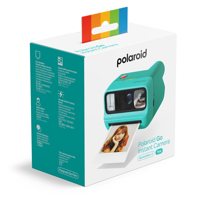 新品)Polaroid (ポラロイド) Go Generation 3 Instant Camera Teal