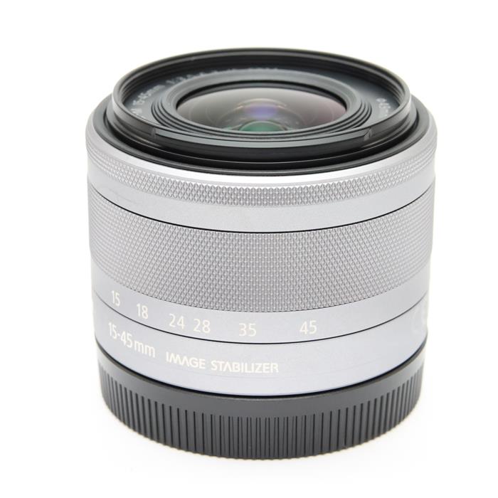 中古)Canon (キヤノン) EF-M15-45mm F3.5-6.3 IS STM シルバー（商品ID 
