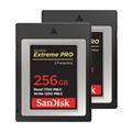 SanDisk (サンディスク) ExtremePRO CFexpressカード TypeB 256GB SDCFE-256G-JN4IN 2枚セット