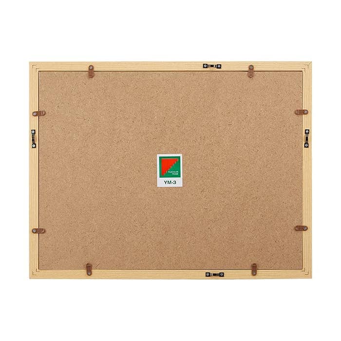 新品)FUJICOLOR (フジカラー) 木製額縁 YM-3 木地 アクリル ワイド4切