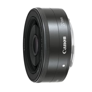 (新品)Canon (キヤノン) EF-M22mm F2 STM ブラック（商品ID