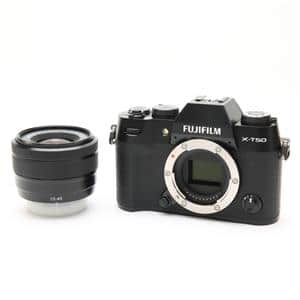 FUJIFILM X-T50 XC15-45mmレンズキット ブラック 新品)FUJIFILM (フジフイルム) X-T50 XC15-45mmレンズキット