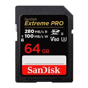 SanDisk (サンディスク) ExtremePRO SDXCカード UHS-II V60 64GB SDSDXEP-064G-GN4IN 海外パッケージ版 メイン