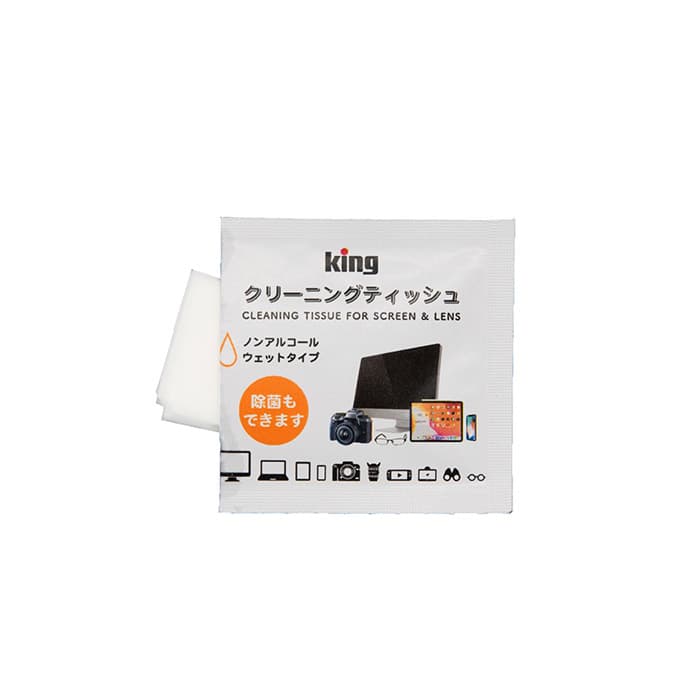 新品)KING (キング) クリーニングティッシュ KCTFSL-100（商品ID：4906238820129）詳細ページ |  デジタルカメラ、ミラーレスカメラ、交換レンズの総合サイト｜マップカメラ