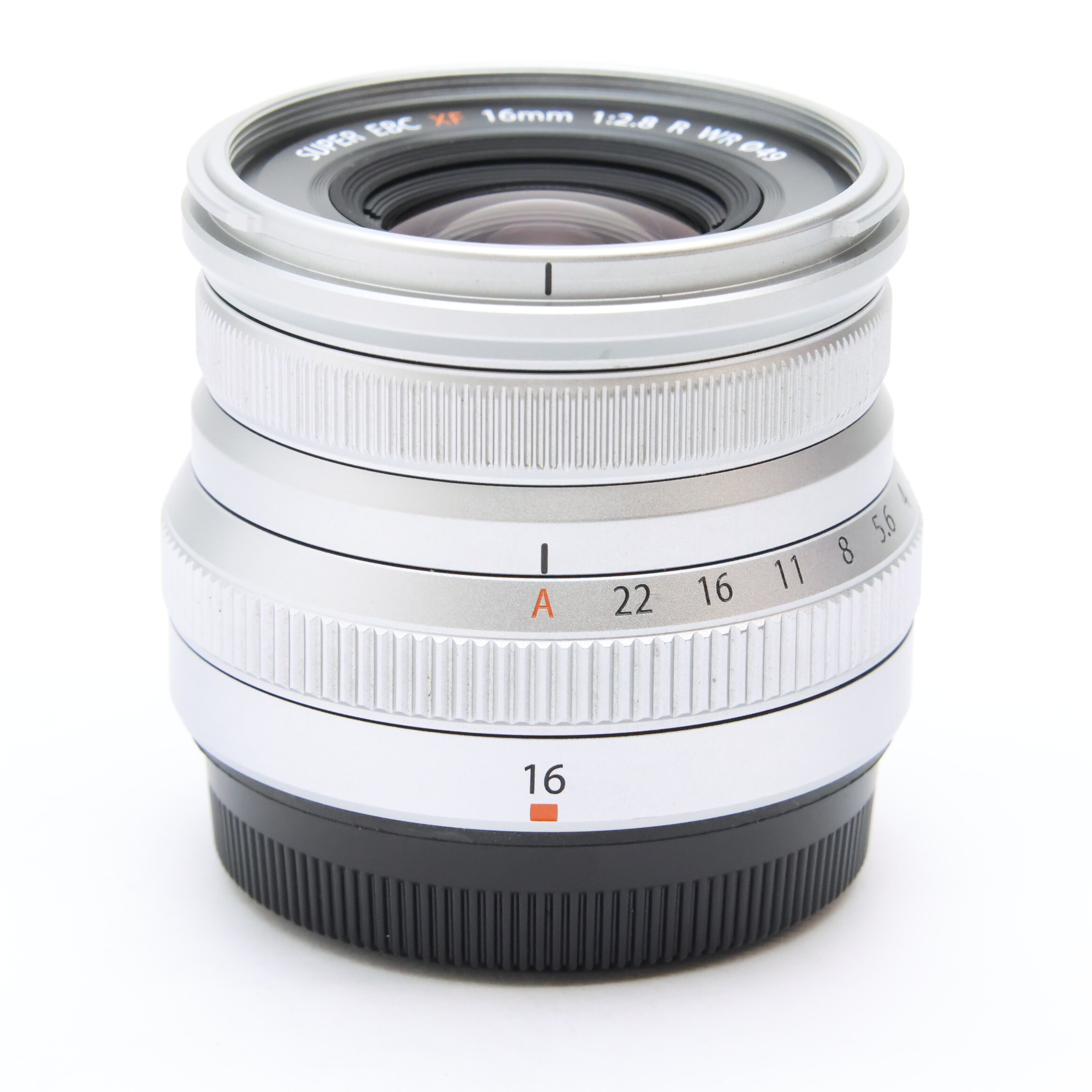 中古)FUJIFILM (フジフイルム) フジノン XF16mm F2.8 R WR シルバー 