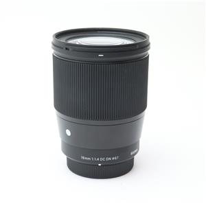 【新品未使用】シグマSIGMA 16mmF1.4DC DNマイクロフォーサーズ用 SIGMA 16mm F1.4 DC DN Contemporary レビュー】それなりの大きさです