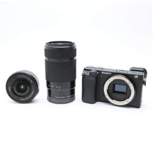 美品 SONY α6400 ダブルズームレンズキット SONY α6400 ダブルズームレンズキット ILCE-6400Y ブラック」の商品