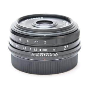 【美品】Voigtlander フォクトレンダー ULTRON 27mm F2 新品)Voigtlander (フォクトレンダー) ULTRON 27mm F2 X-mount（フジ