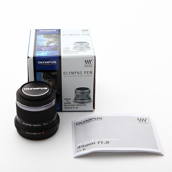 新品)OLYMPUS (オリンパス) M.ZUIKO DIGITAL 45mm F1.8 ブラック（商品
