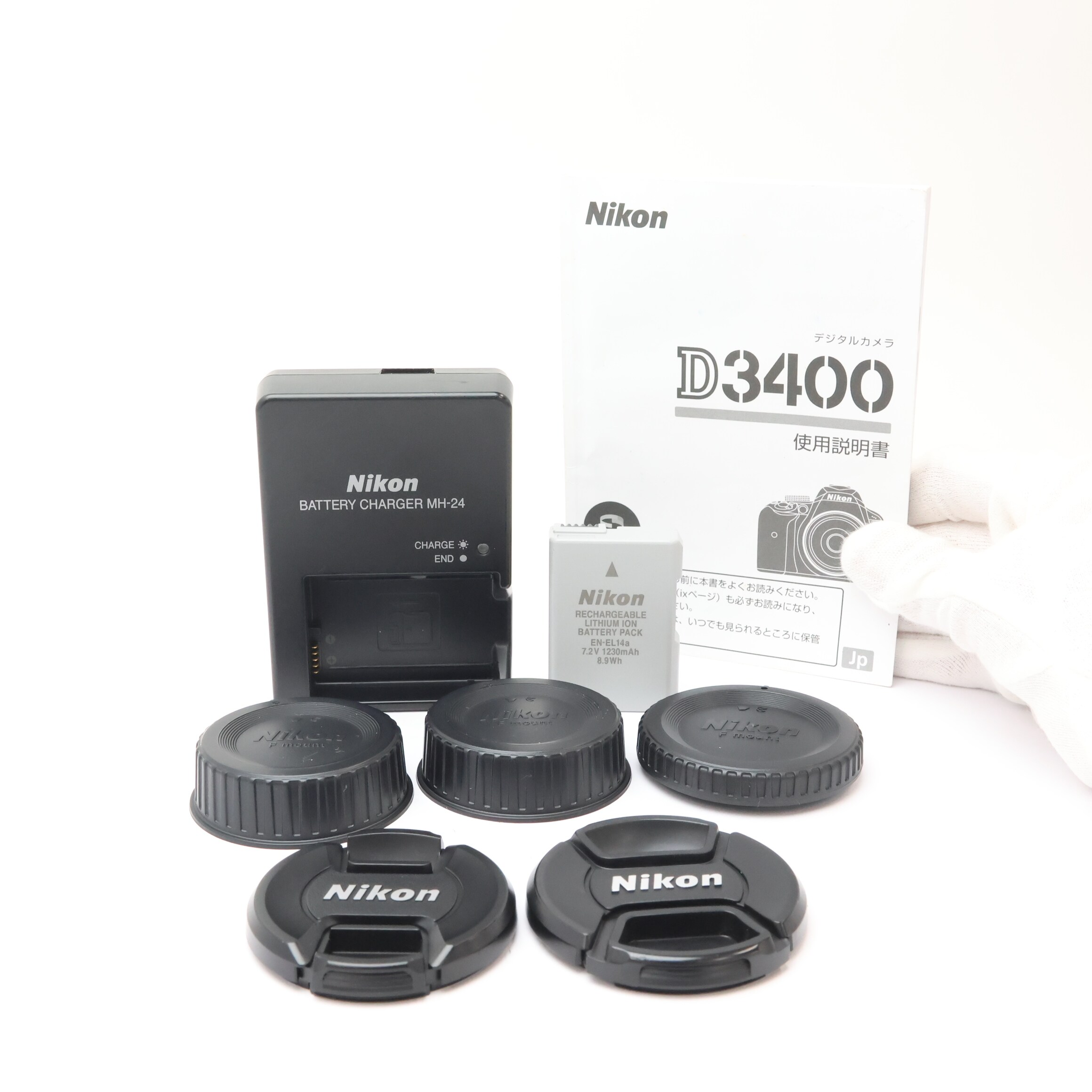 中古)Nikon (ニコン) D3400 ダブルズームキット ブラック（商品ID 