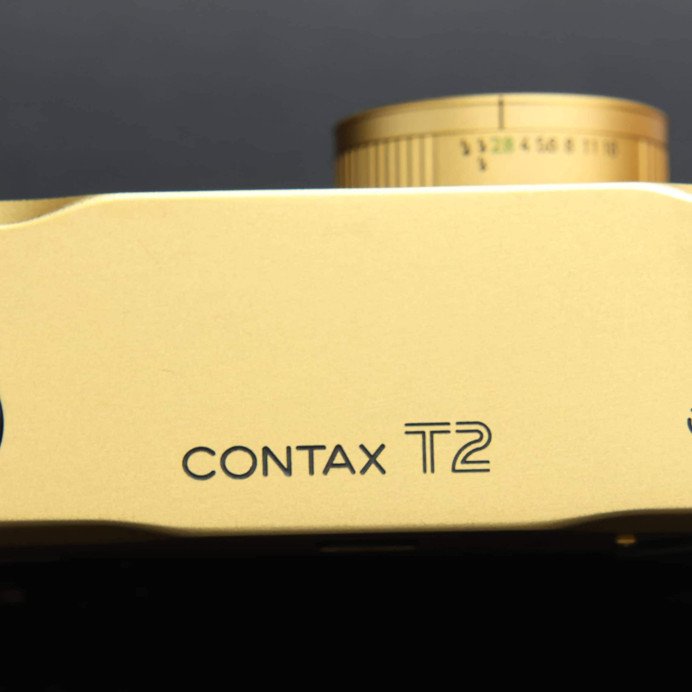中古)CONTAX (コンタックス) T2 (60th) ゴールド（商品ID