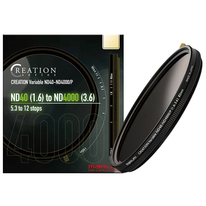 新品)marumi (マルミ) 82mm CREATION VARIABLE  ND40-ND4000/P（商品ID：4957638191142）詳細ページ デジタルカメラ、ミラーレスカメラ、交換レンズの総合サイト｜マップカメラ
