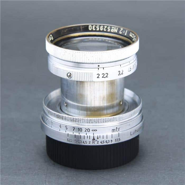 ズミター L50mm F2 コーティング無し (Luftwaffen-Eigentum刻印)