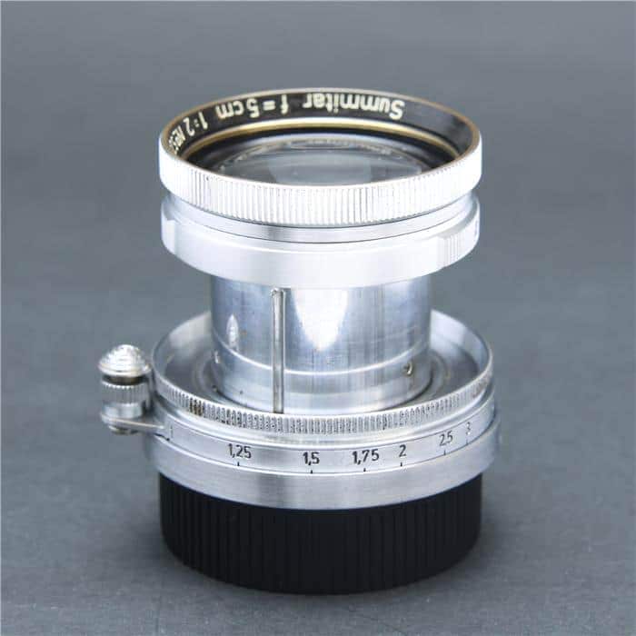 ズミター L50mm F2 コーティング無し (Luftwaffen-Eigentum刻印)