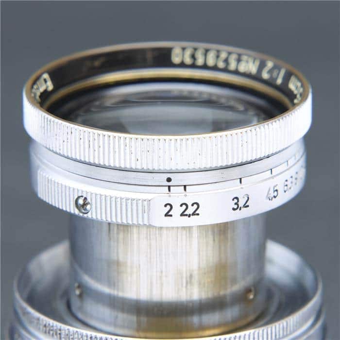 ズミター L50mm F2 コーティング無し (Luftwaffen-Eigentum刻印)