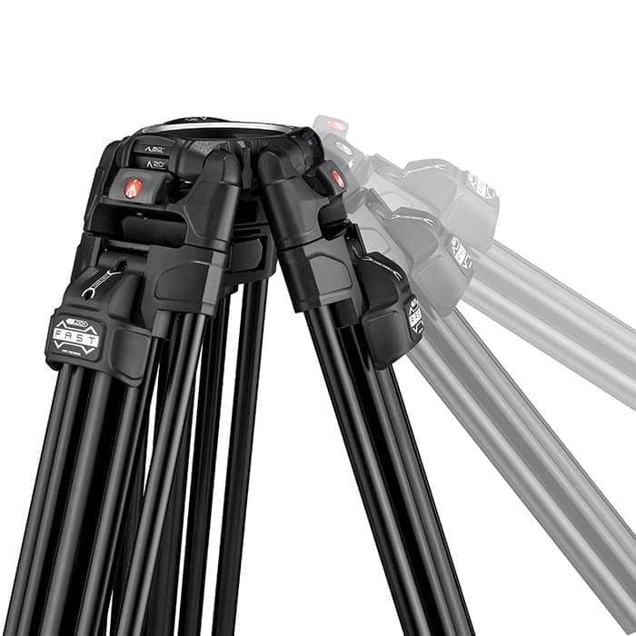 新品)Manfrotto (マンフロット) 504Xビデオ雲台+645FASTアルミ三脚