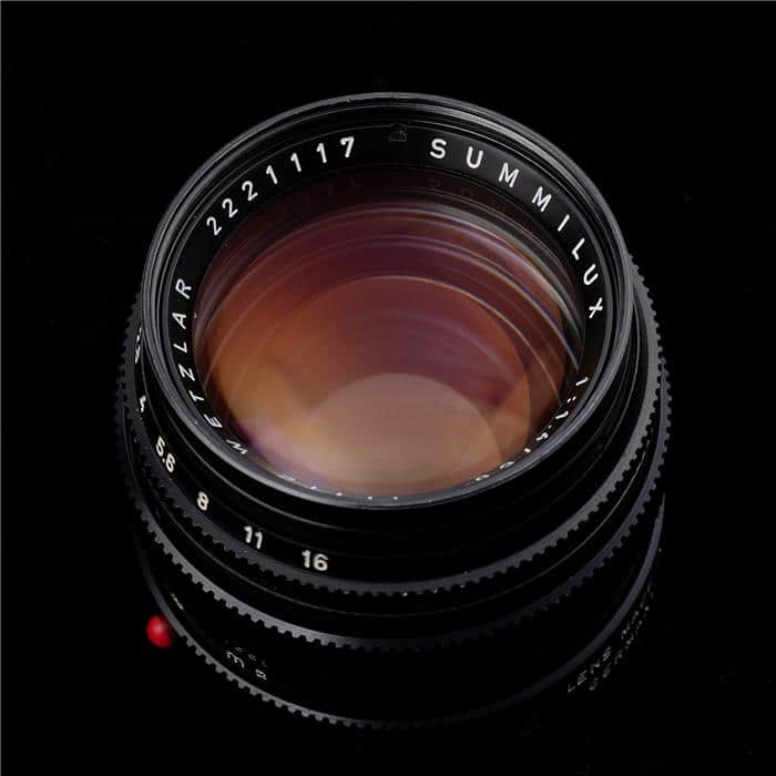 LEICA - 【中古】(ライカ) Leica ズミルックスM50/1.4(2nd) ブラック 中古)Leica (ライカ) ズミルックス M50mm F1.4 オリジナル
