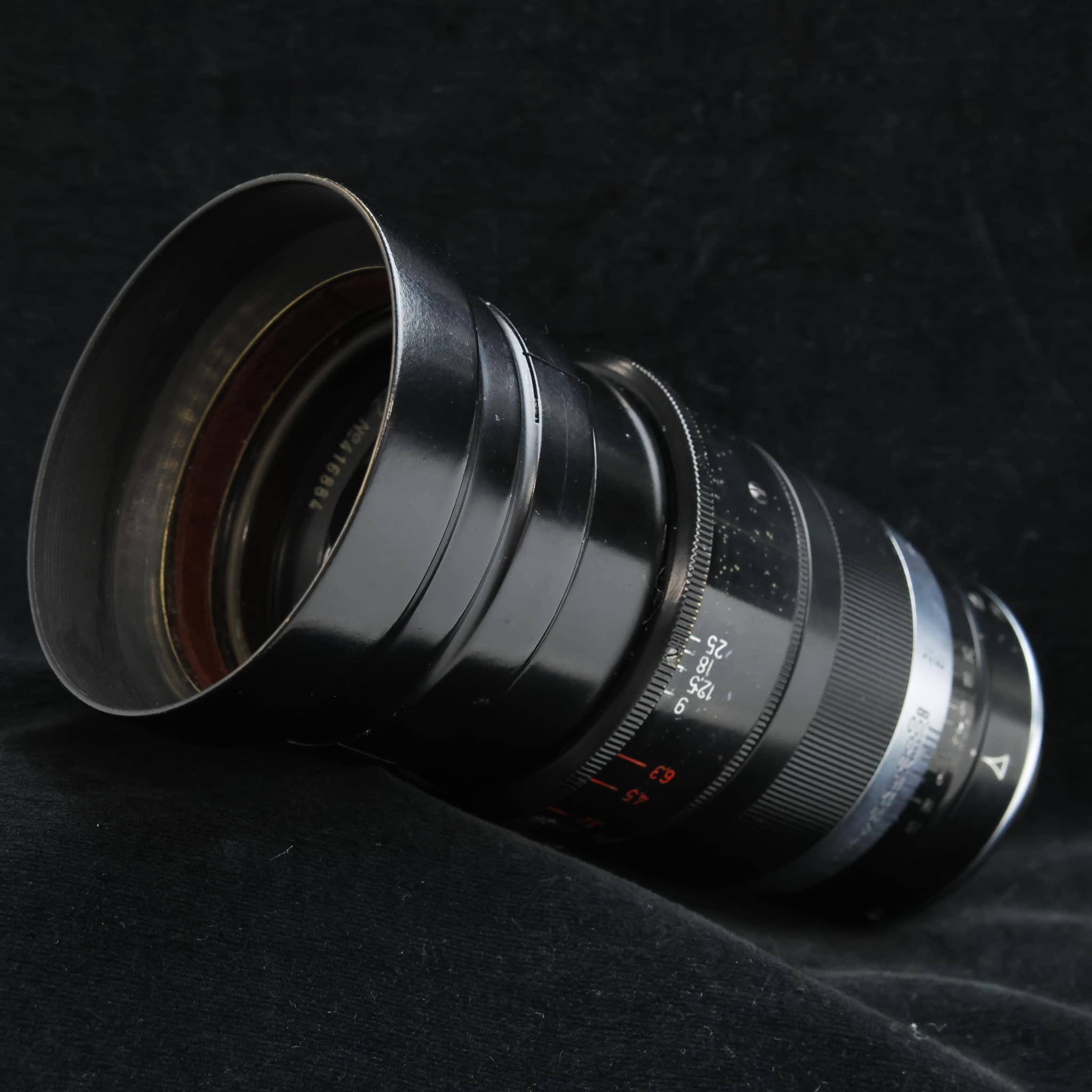 中古)Leica (ライカ) タンバール L90mm F2.2 専用フィルターフード付