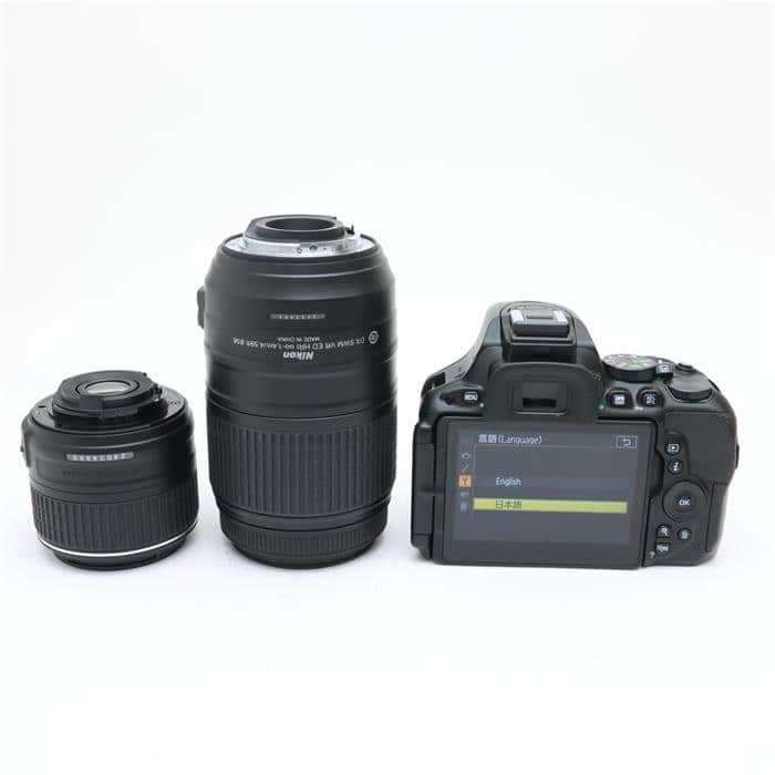 中古)Nikon (ニコン) D5500 ダブルズームキット ブラック（商品
