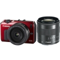 Canon (キヤノン) EOS M ダブルレンズキット レッド