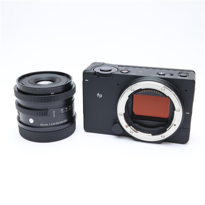 SIGMA - SIGMA fp 45mm F2.8 DG DN レンズセット SIGMA fp + Contemporary 45mm F2.8 DG DN キット レビュー／超
