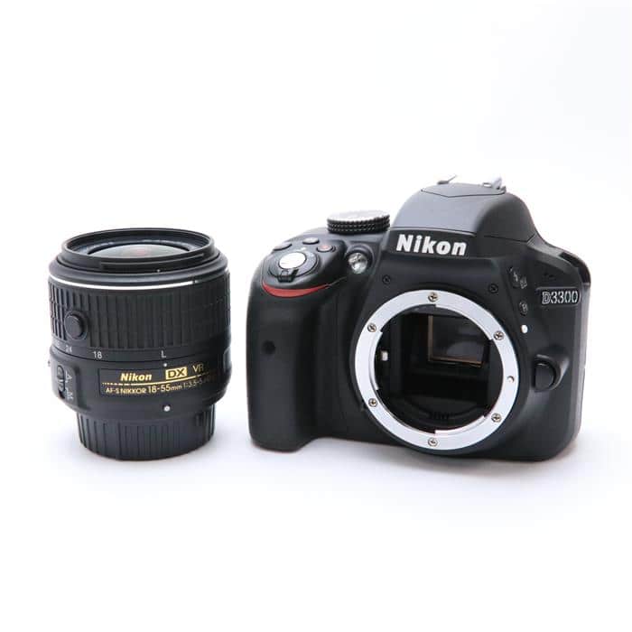 中古)Nikon (ニコン) D3300 18-55 VR IIレンズキット ブラック(商品ID