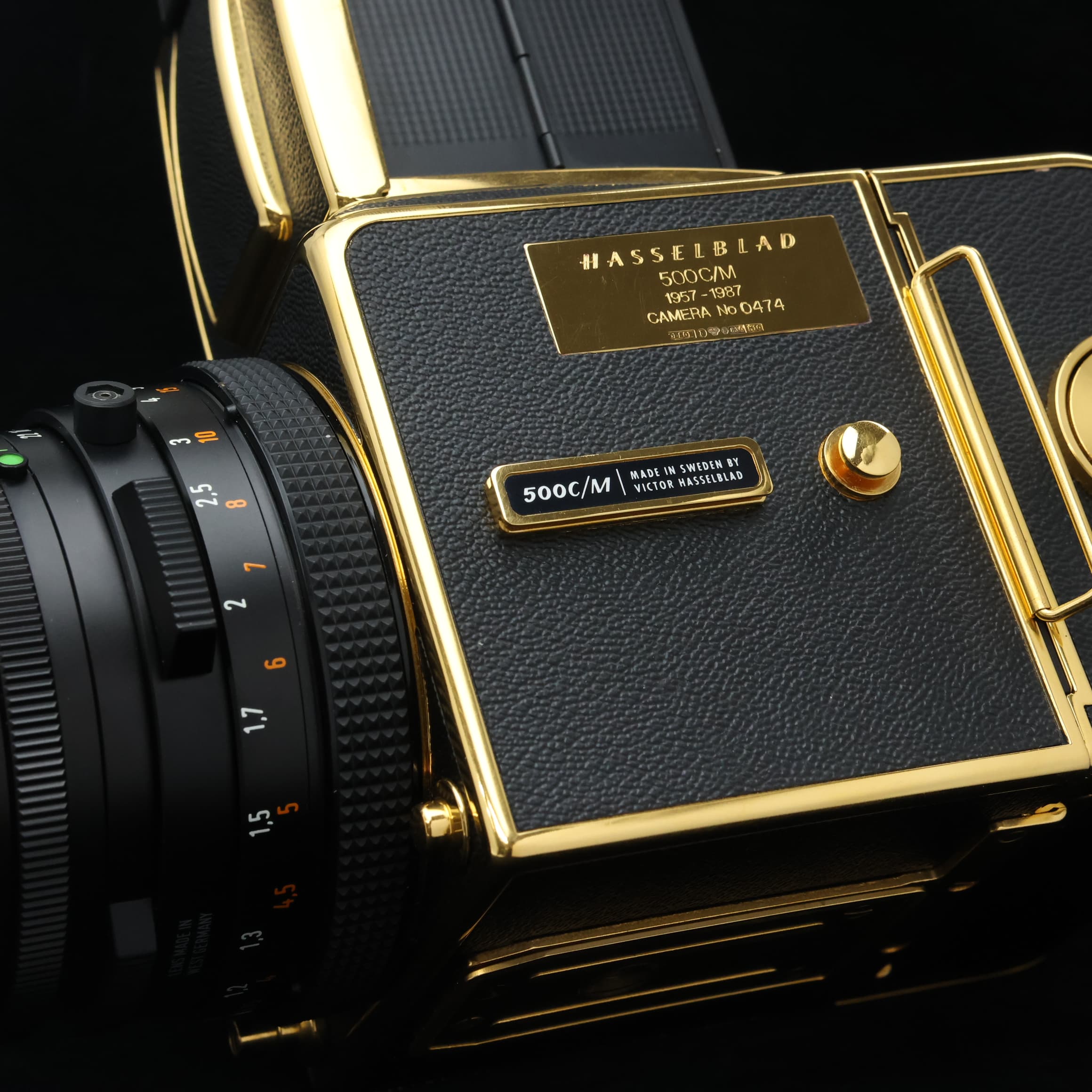 中古)HASSELBLAD (ハッセルブラッド) 500C/M ゴールド 標準セット(CF80