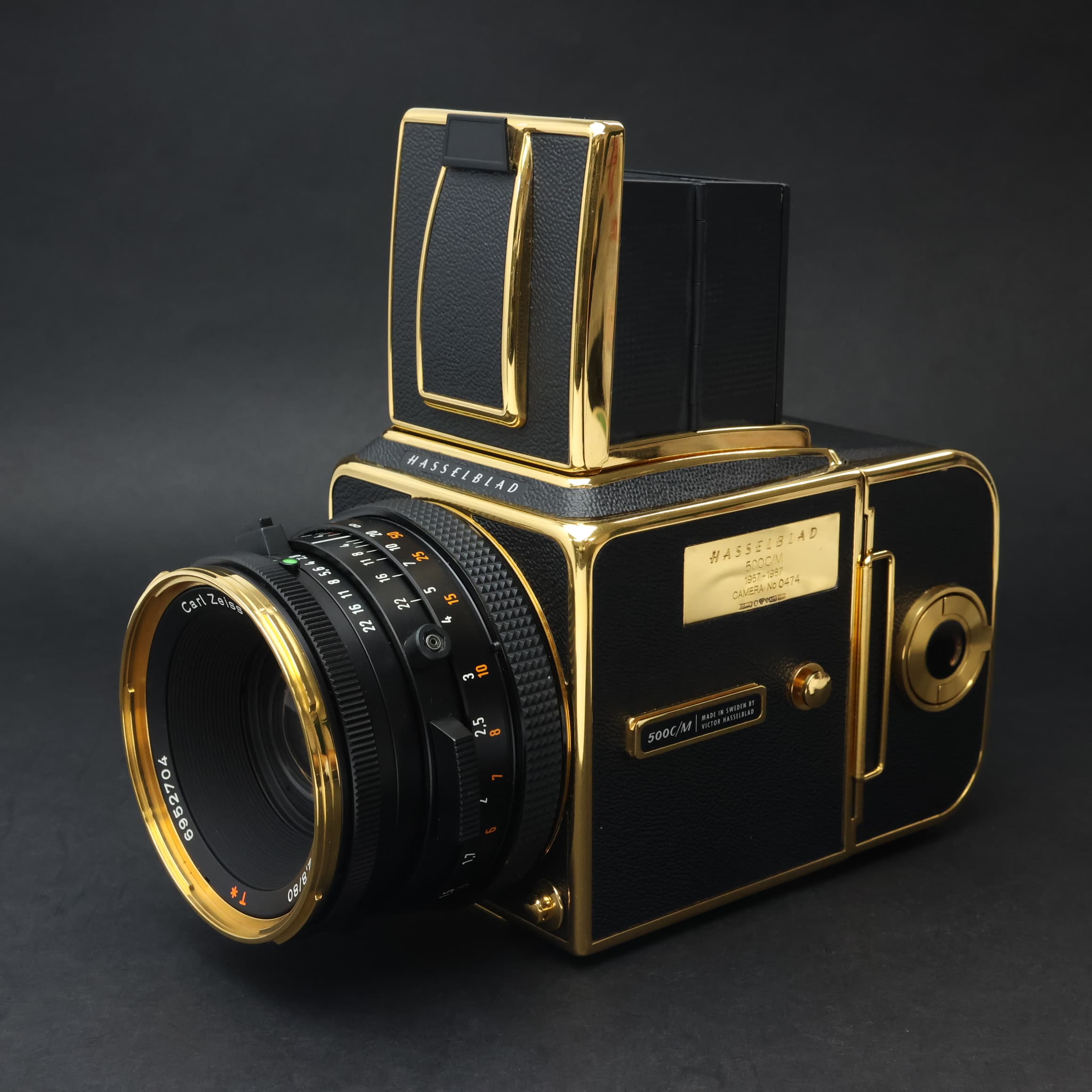 ハッセルブラッド 500C/M 純正アクセサリーセット 中古)HASSELBLAD (ハッセルブラッド) 500C/M ゴールド 標準セット(CF80