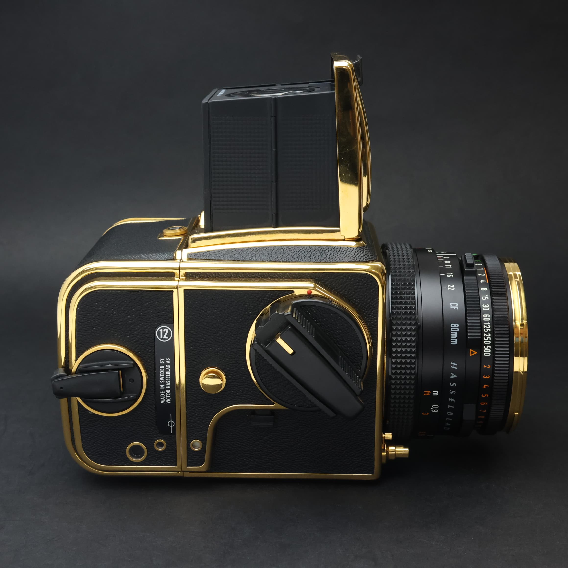 中古)HASSELBLAD (ハッセルブラッド) 500C/M ゴールド 標準セット(CF80