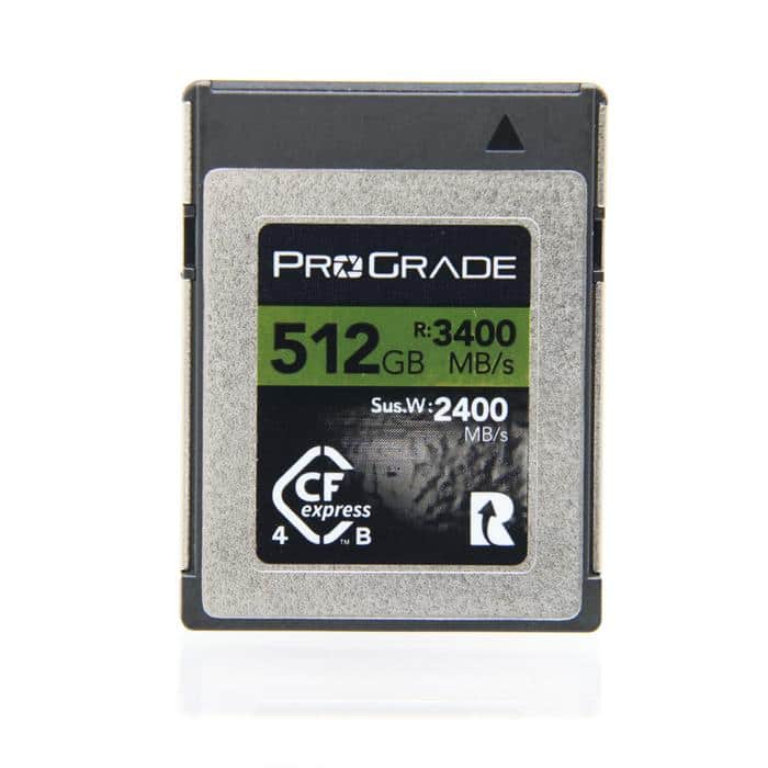 美品 ProGrade CFexpress Type B GOLD 512GB ProGrade Digital Gold 512GB CFexpress Type B 2.0 Card Review
