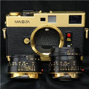 MINOLTA CLE GOLD +M40mm F2 GOLD +M28mm F2.8 GOLD