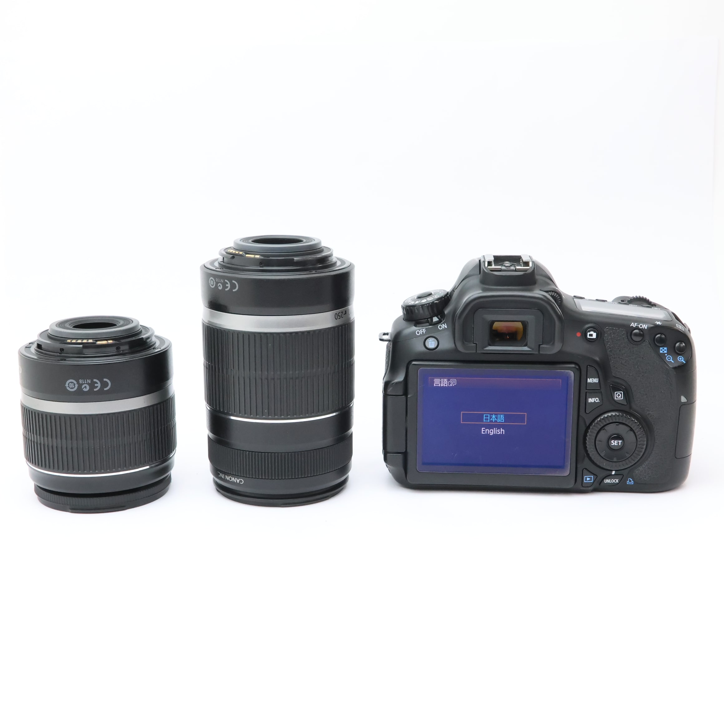 美品Canon EOS 60D ダブルズームキット デジタル一眼レフ 本体 中古)Canon (キヤノン) EOS 60D ダブルズームキット（商品ID