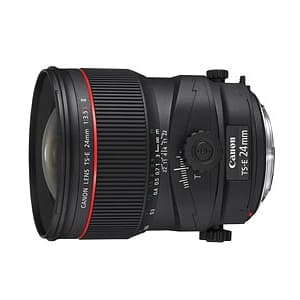 美品・キャノンTS-E24ｍｍ　F3.5L　ティルトシフトレンズ ・アオリレンズ