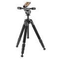 Velbon (ベルボン) 大型カーボン4段三脚 Geo Carmagne N740 雲台セット