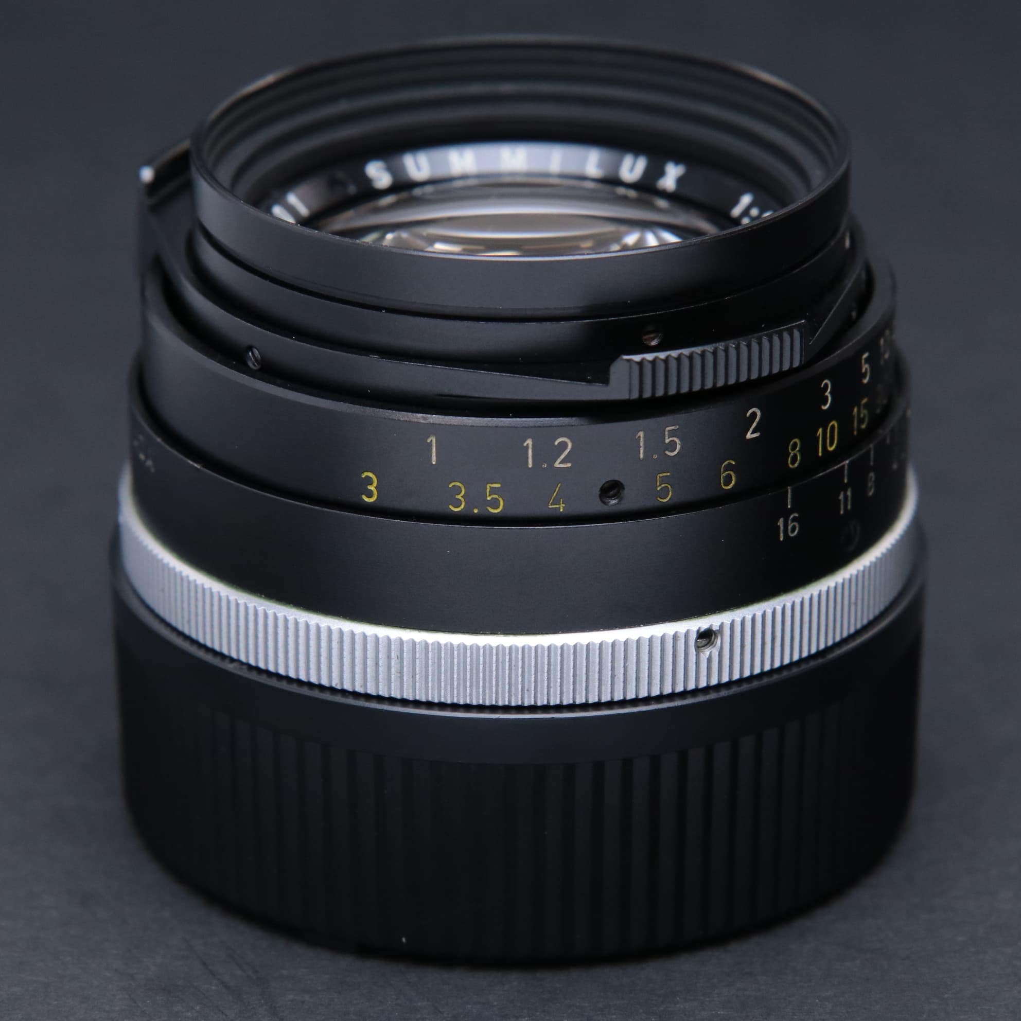 Leica Summilux 2nd 2290457 シルバーストッパー Leica Summilux 2nd 2290457 シルバーストッパー Summilux-M 50 f/1.4