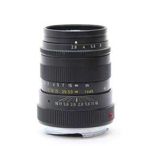 【極美品】ライカ エルマリート M 90mm F2.8 フード組込 6bit 中古：B(並品)】ライカ エルマリートM 90mm F2.8 後期 ブラック